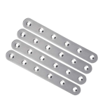 12-100Pcs Stainless Steel Straight Bracket Plate, Heavy Duty